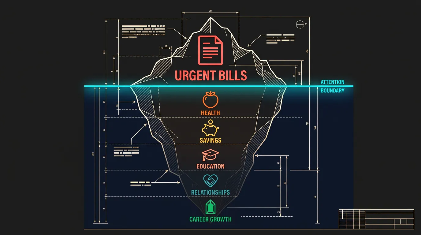 Tunneling effect of financial scarcity on attention and cognition
