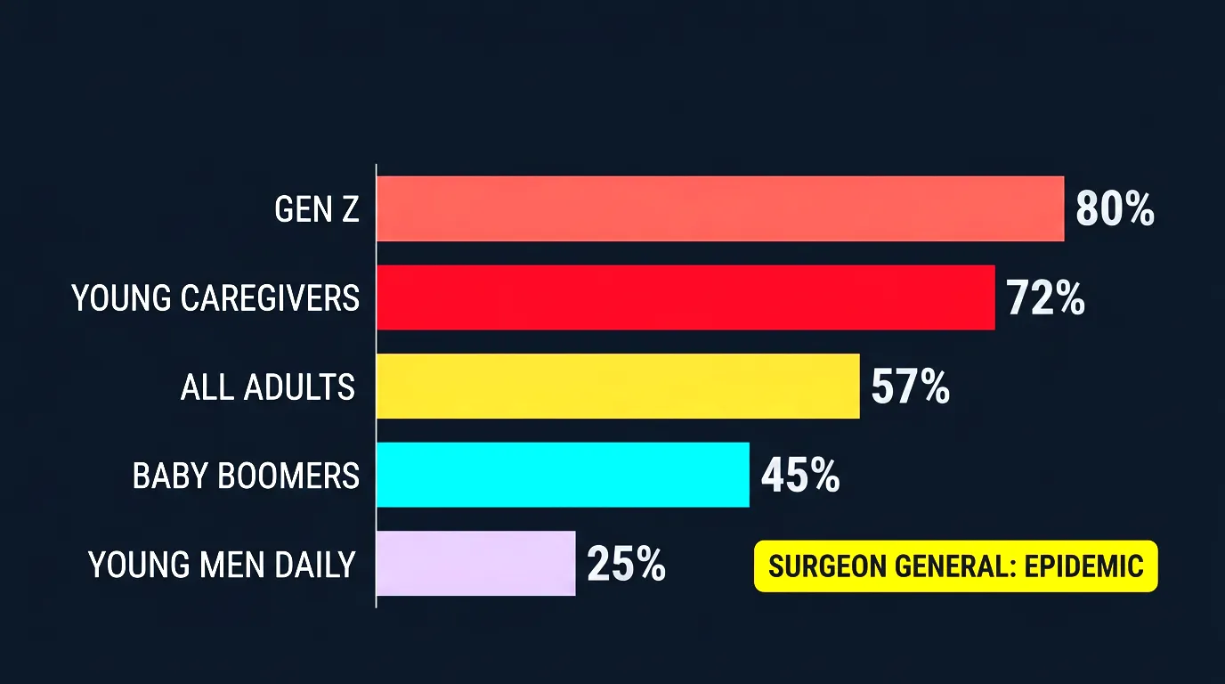 The loneliness epidemic statistics