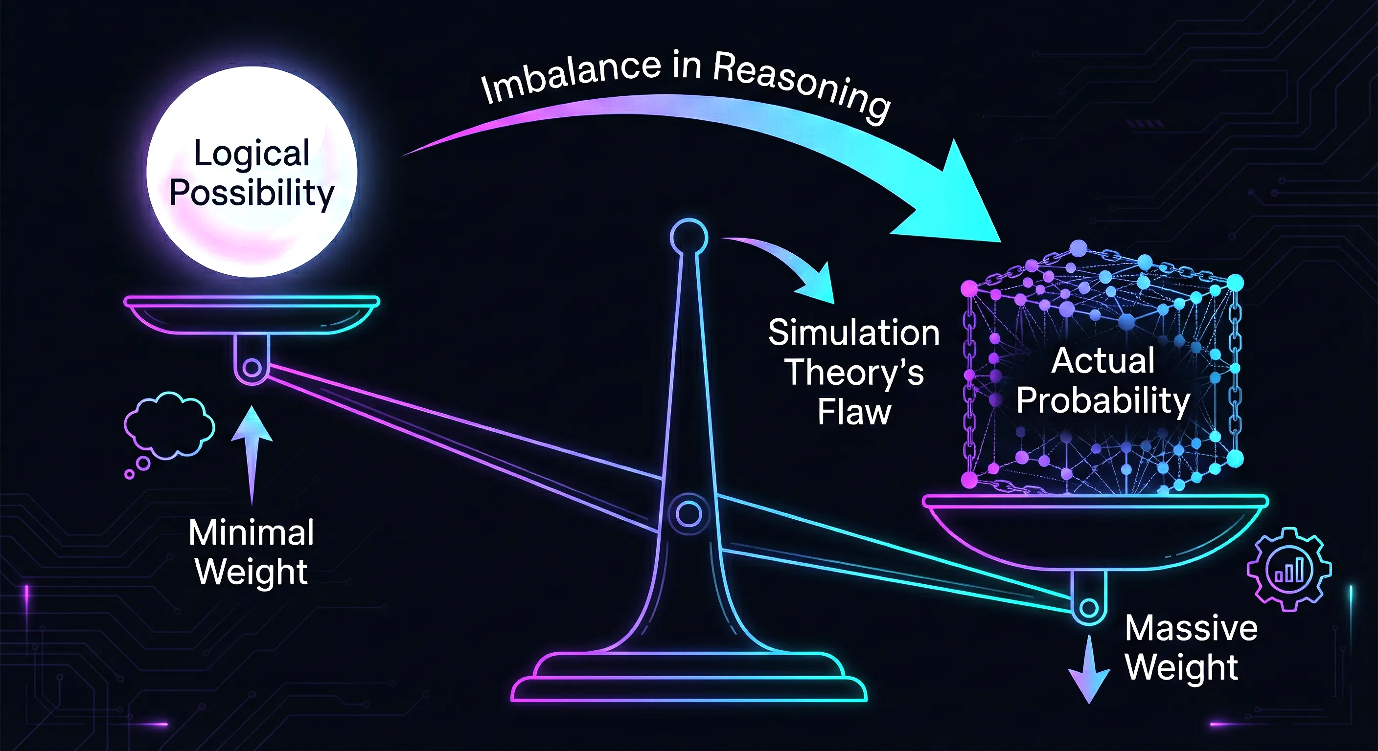 Critical thinking steps for evaluating simulation theory