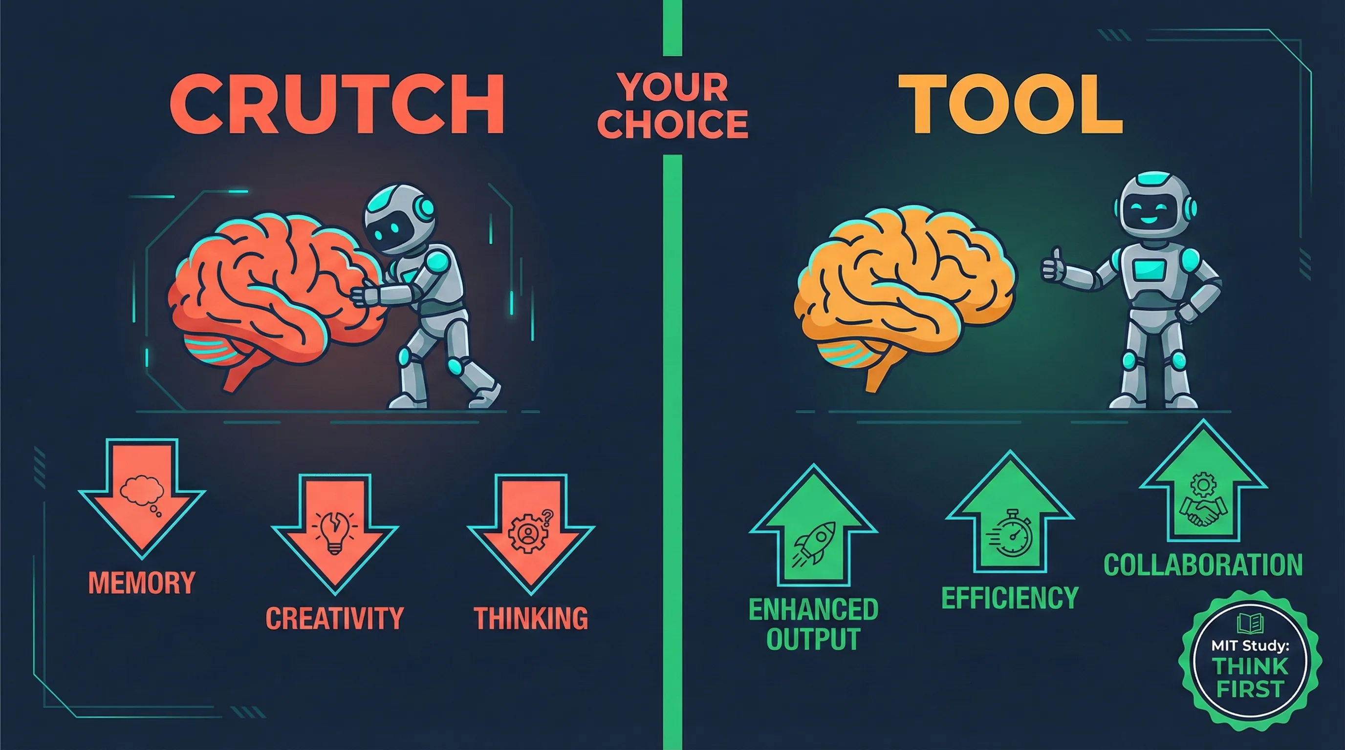 Strategies for protecting cognitive abilities while using AI