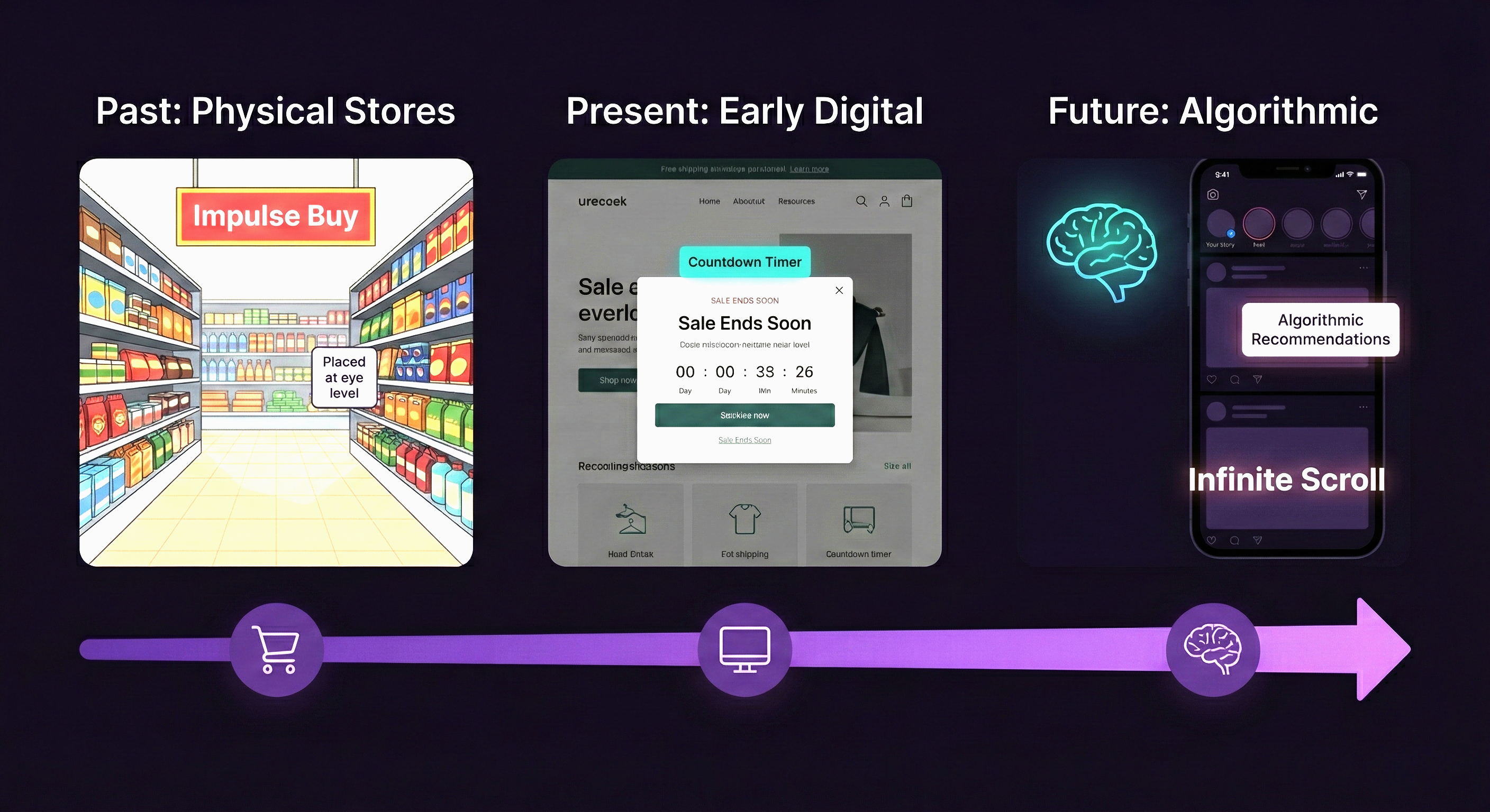 Dark patterns in everyday apps and websites