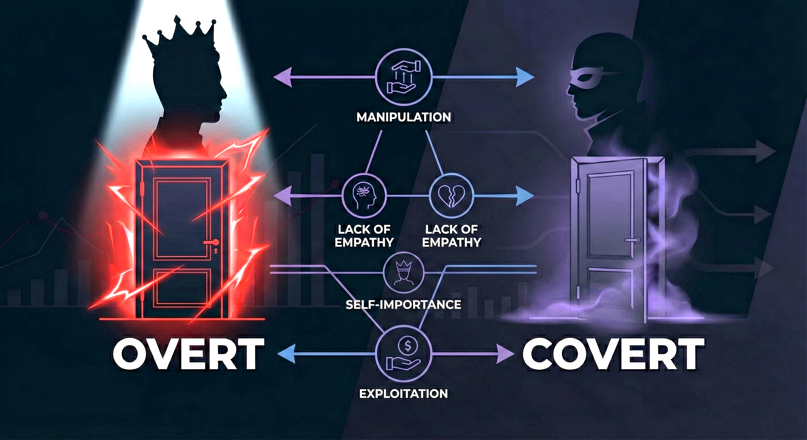 Overt versus covert narcissism comparison